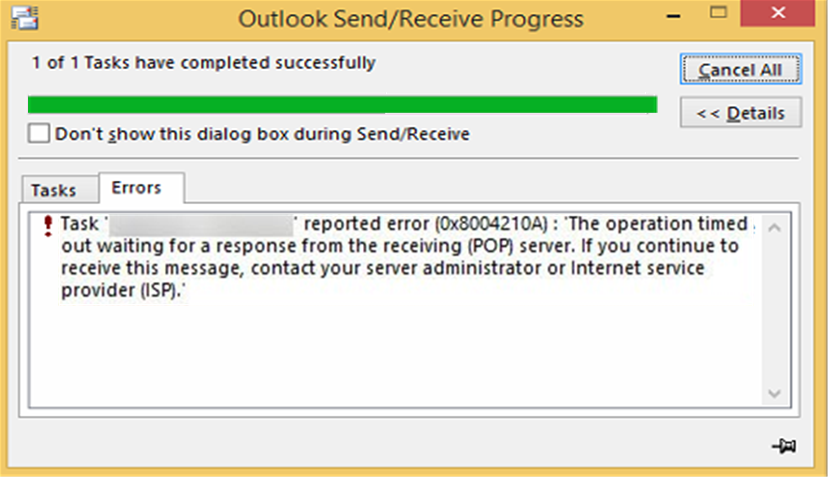 outlook for mac error code -18000